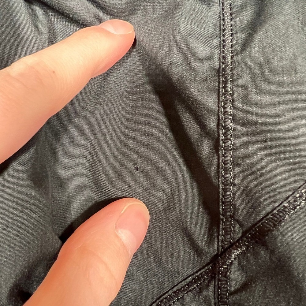 Lululemon Studio Track Black Pants Pinstripe Paneled Casual Athleisure 12 - Picture 7 of 8